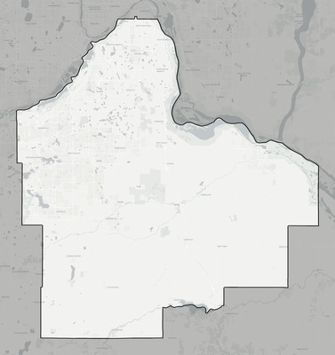Dakota County MN county basemap context