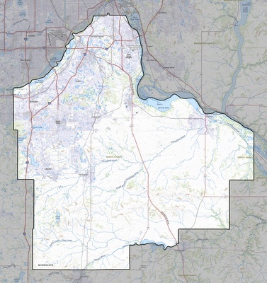 Dakota County MN USGS topo map