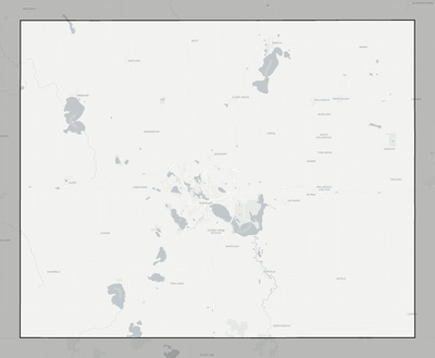 Freeborn County MN county basemap context