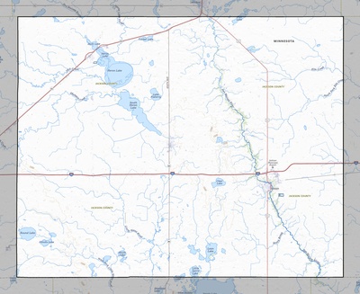 Jackson County MN USGS topo map