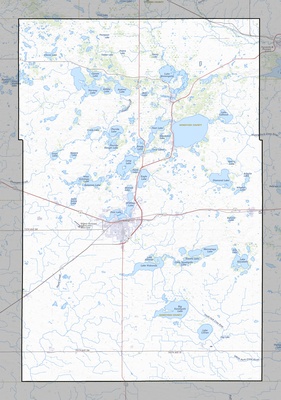 Kandiyohi County MN USGS topo map