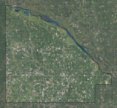 Lac qui Parle County MN USGS imagery and topo map