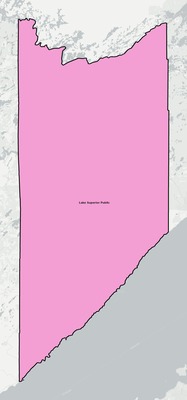Lake County MN school district boundaries map