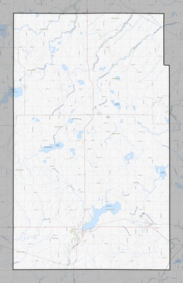 Lincoln County MN USGS topo map