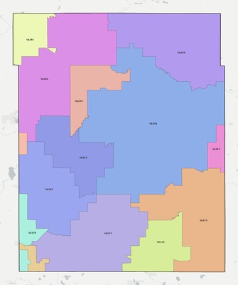 Lyon County MN ZIP code boundaries map