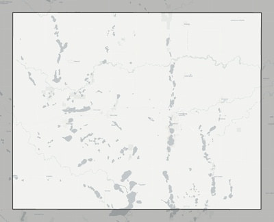 Martin County MN county basemap context