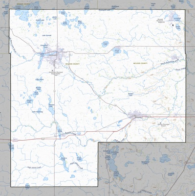 McLeod County MN USGS topo map