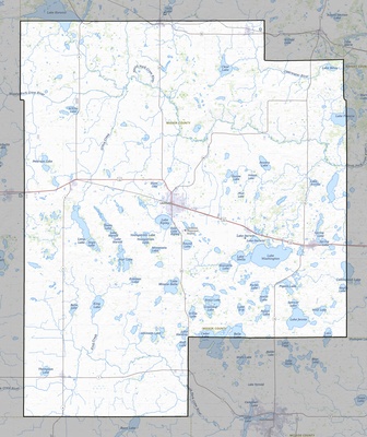 Meeker County MN USGS topo map