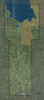 Mille Lacs County MN USGS imagery and topo map