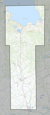 Mille Lacs County MN USGS topo map