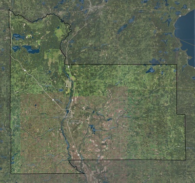 Morrison County MN USGS imagery and topo map