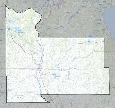 Morrison County MN USGS topo map