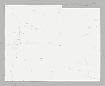 Mower County MN county basemap context