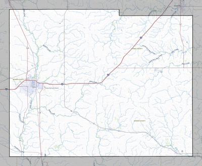 Mower County MN USGS topo map