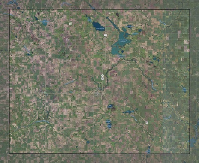 Murray County MN USGS imagery and topo map