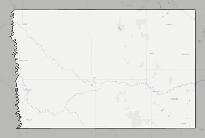 Norman County MN county basemap context
