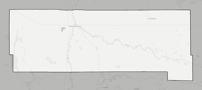 Pennington County MN county basemap context