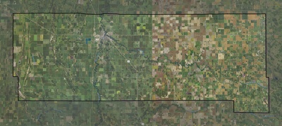 Pennington County MN USGS imagery and topo map