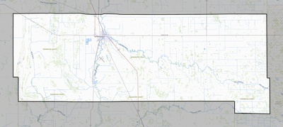 Pennington County MN USGS topo map