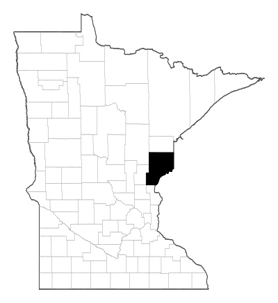 Pine County in Minnesota