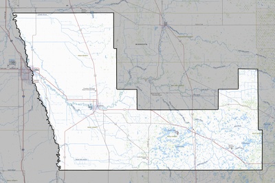 Polk County MN USGS topo map