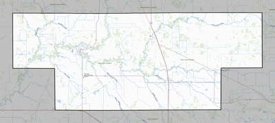 Red Lake County MN USGS topo map