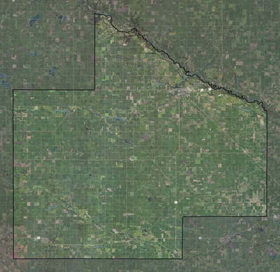 Redwood County MN USGS imagery and topo map