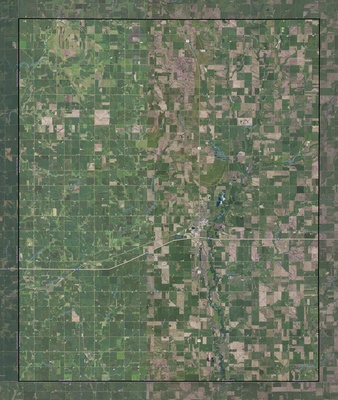 Rock County MN USGS imagery and topo map