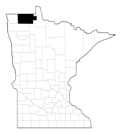 Roseau County in Minnesota