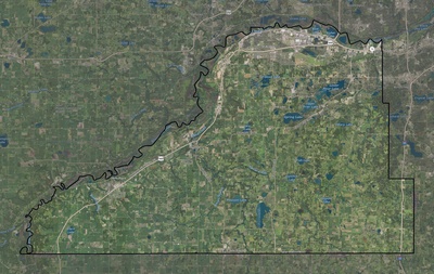 Scott County MN USGS imagery and topo map