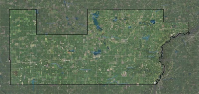 Sibley County MN USGS imagery and topo map