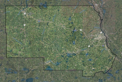 Stearns County MN USGS imagery and topo map