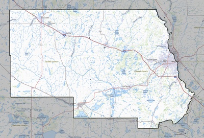Stearns County MN USGS topo map
