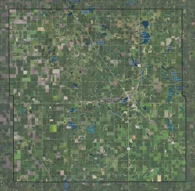 Stevens County MN USGS imagery and topo map