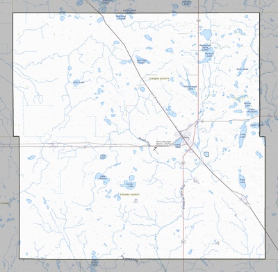Stevens County MN USGS topo map
