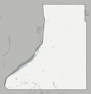 Traverse County MN county basemap context