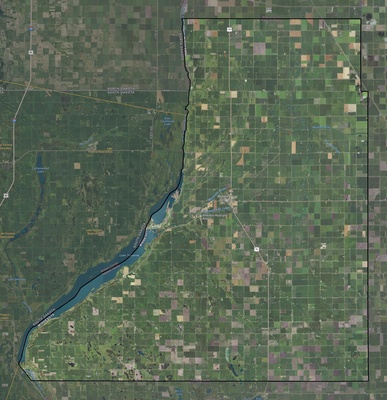 Traverse County MN USGS imagery and topo map