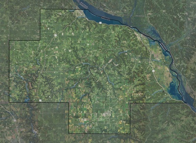 Wabasha County MN USGS imagery and topo map