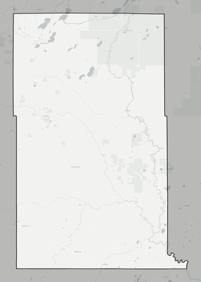 Wadena County MN county basemap context