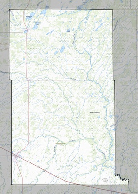 Wadena County MN USGS topo map