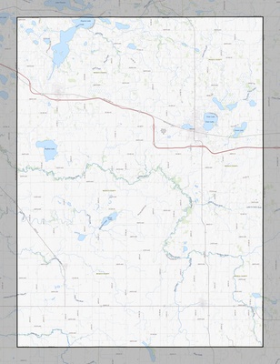 Waseca County MN USGS topo map