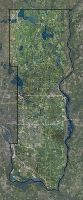 Washington County MN USGS imagery and topo map