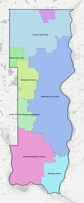 Washington County MN school district boundaries map