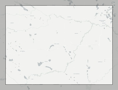 Watonwan County MN county basemap context