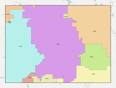 Watonwan County MN ZIP code boundaries map