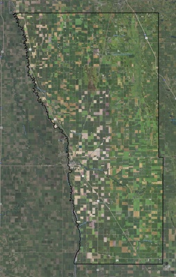 Wilkin County MN USGS imagery and topo map