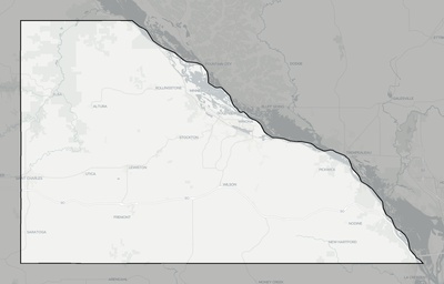 Winona County MN county basemap context