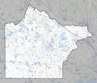 Wright County MN USGS topo map