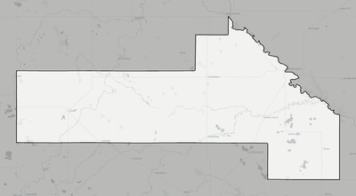 Yellow Medicine County MN county basemap context