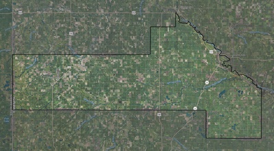 Yellow Medicine County MN USGS imagery and topo map